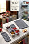 14 Piece 7 Compartment Breakfast Set with Airtight Lids - Multi Storage Container Breakfast Set - 2