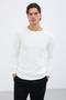 Men's Raglan Sleeve Crew Neck Anti-Pilling Basic Knitwear Sweater