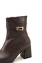 Aurora Flora Women's Pointed Toe Heeled Boots 0012021 Brown Skin - 2