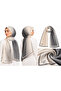 Women's Gradient Patterned Scarf Color Transition Stylish Casual Headscarf - 2