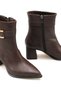 Maia Rosa Women's Pointed Toe Heeled Boots 0012018 Brown Skin - 3