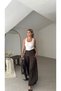 Belted Satin Shalwar Trousers - 3