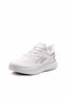 Women's White Sports Shoes Lace-Up Casual Walking Sneaker with Gray Detail and Comfortable Sole - 4