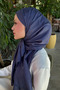 Monogram jacquard shawl - blue - 3