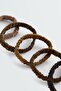5 twist effect scrunchies - 5