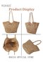 Women Straw Woven Shoulder Bag Summer Beach Travel Crossbody Handbag Classics Satchel Purse Woven Ha - 4