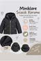 Girl's Hooded Plush Lined Inflatable Coat Warm Comfortable Winter Jacket Ak4278 - 2