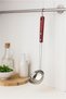 Ladle with Stainless Steel Blade and Red Polywood Treated Wood Handle - 2
