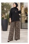 Plus Size Leopard Pants - 2