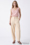 High Waist Cargo Pocket Balloon Cut Regular Pants