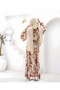 Elegant Floral Print Maxi Dress - 5
