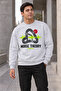 Men's Noise Theory Written Crew Neck Casual Regular Fit Sweatshirt