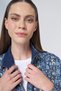 Floral Pattern Zipper Jacket 73001 - 7