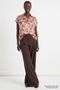 Low-Cuff Satin Surface Regular Shirt - 7