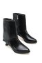 Mira Vera Women's Heeled Boots 0012603 Black Wrinkled Patent Leather