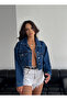 Women's Denim Short Jacket - 4