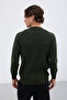Men's Raglan Sleeve Crew Neck Anti-Pilling Basic Knitwear Sweater - 4