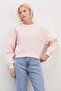 3 Thread Basic Ribbed Crop Sweatshirt - 5