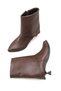 Mira Vera Women's Heeled Boots 0012603 Brown Skin - 3