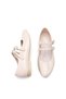 Gemma Sola Women's Ballerinas 0012345 Beige Wrinkled Patent Leather - 2