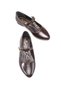 Rhea Amara Women's Ballerinas 0012801 Brown Wrinkled Patent Leather - 3