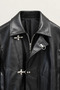 Hayes - Black - Detailed Inside Lining - Men's Leather Jacket - 5