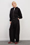 Baggy Sweatpants with Tie Waist - 4