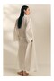 19 Momme Pure Silk Shawl Collar Maxi Women's Bathrobe Dressing Gown - 2
