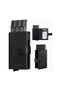 Rfid Aluminum Leather Pop-Up Unisex Card Holder Wallet