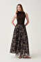 Flared skirt with ruffles - 6