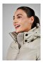 Quilted Jacket 8023 Women's Hooded Luxury Coat - 4