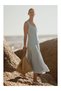 Deep Round Neck Women's Midi Dress