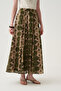 Emprime flared skirt with volan - 3