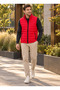 Men's Stand Collar Zippered Quilted Puffer Vest