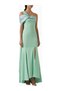 Asymmetrical Collar Maxi Women's Dress