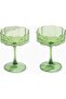 Wave Handmade Set of 2 Glass Goblets - 3