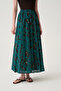 Emprime flared skirt with volan - 2
