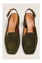 Maeve Leather Slingback Loafer Thick Heeled Shoes - 4