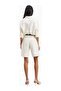 Effortless Pleated Longline Bermuda Cut Women's Shorts - 7