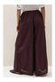 Cotton Voile Blended Wide Leg Women's Trousers - 4