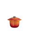 Cocotte Every Cast Iron Pot with Ceramic Lid 18cm