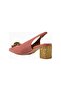 Chelsea Block Slingback Patent Leather Luxury Design Red Heeled Shoes - 4