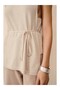 Cashmere Blend Side-Tie Women's Knitwear Tunic - 3