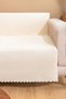 Premium Non-Slip Sofa Cover for Three Persons, Washable, Stain-Resistant, Cream Sofa Cover (165X205)
