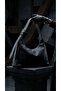 34×20 cm Matte Black Women's Shoulder Bag – Stylish Hand & Shoulder Bag with Silver Metal Detail - 3