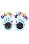 Happy Birthday Cupcake Party Glasses Green - 2