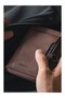Rfid Protected Retro Double Zipper Leather Men's Wallet - 3