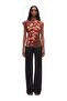 Desert Floral Patchwork Luxury Design Floral Patterned Blouse - 2