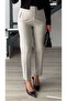 Gray flatolu fabric trousers - 2