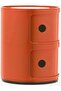 Modular Cylindrical Drawer Storage Unit,2 Compartment - 3